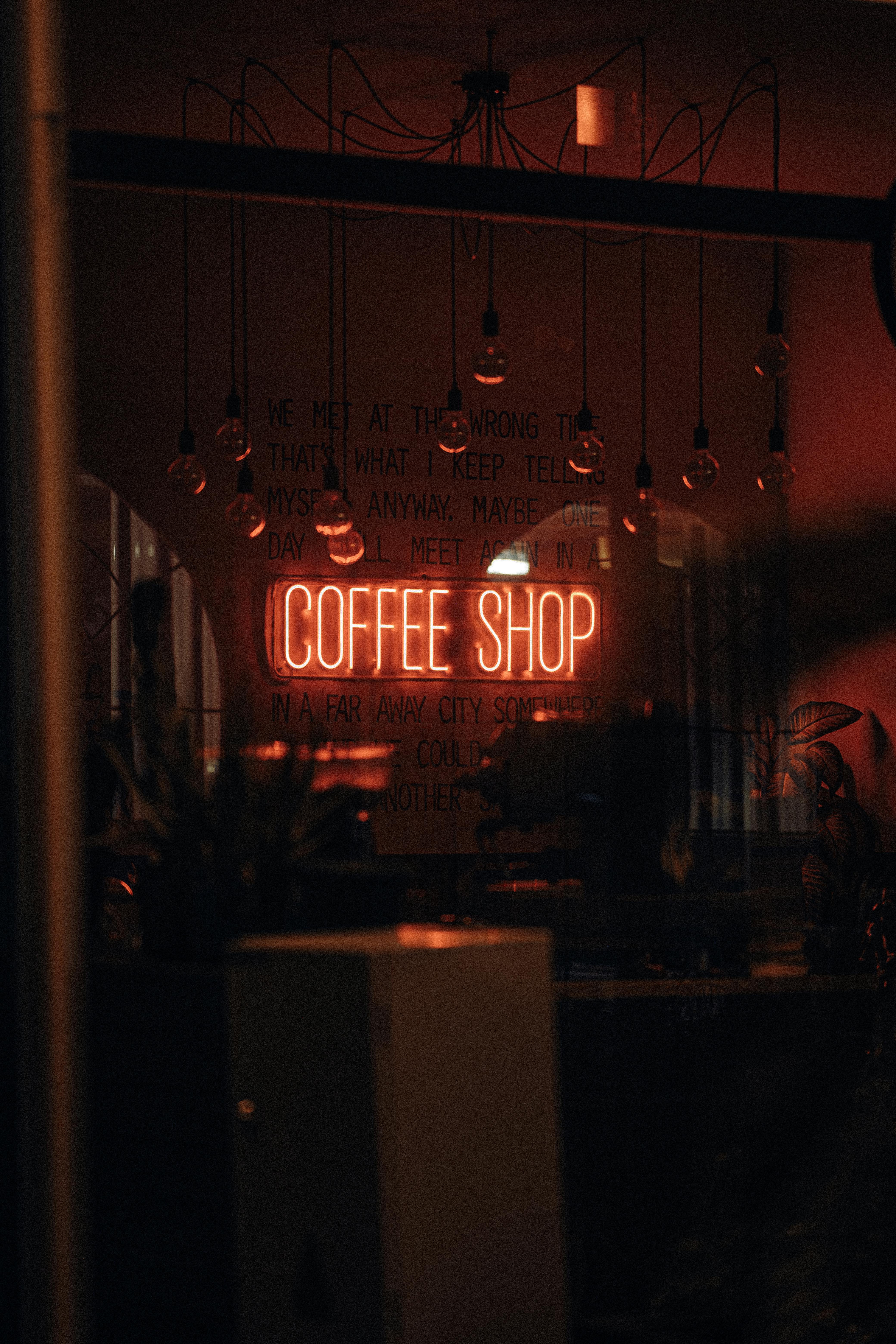 Coffee neon sign